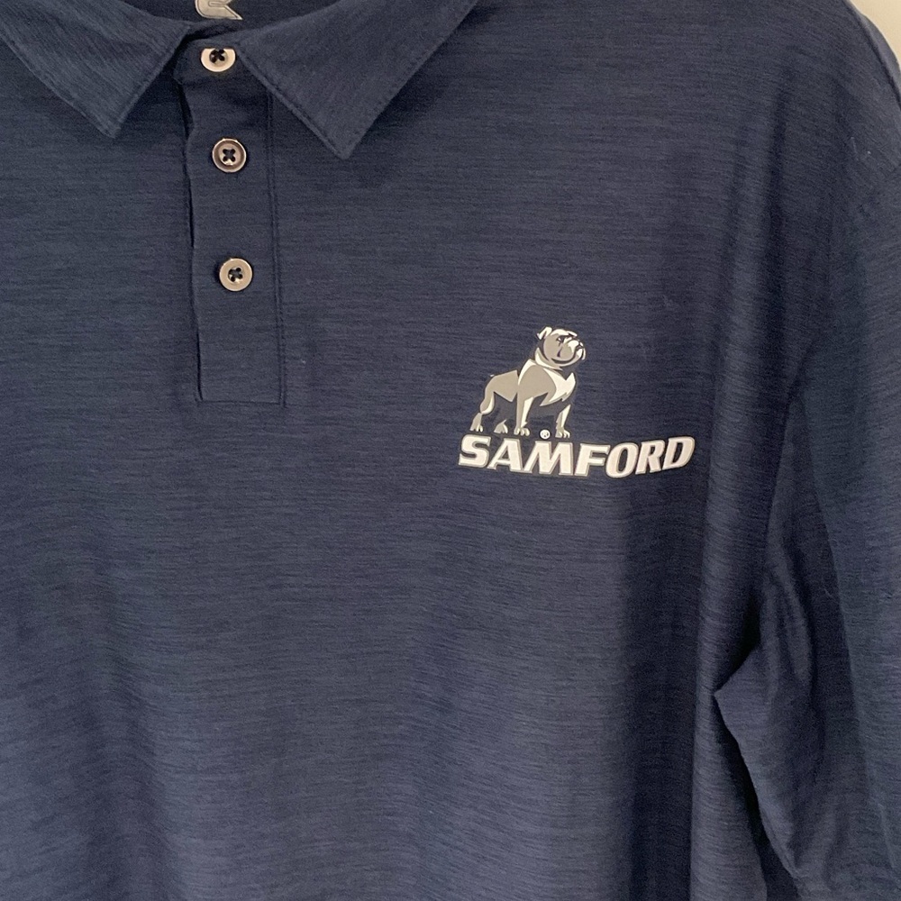 Samford Colosseum Dark Blue Polo Shirt NWOT Men’s M - Picture 3 of 7